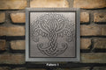 Gorgeous Tree of life in a beautiful, unique wooden frame. Handmade 100% Stainless steel and wood __etsy:2537870717