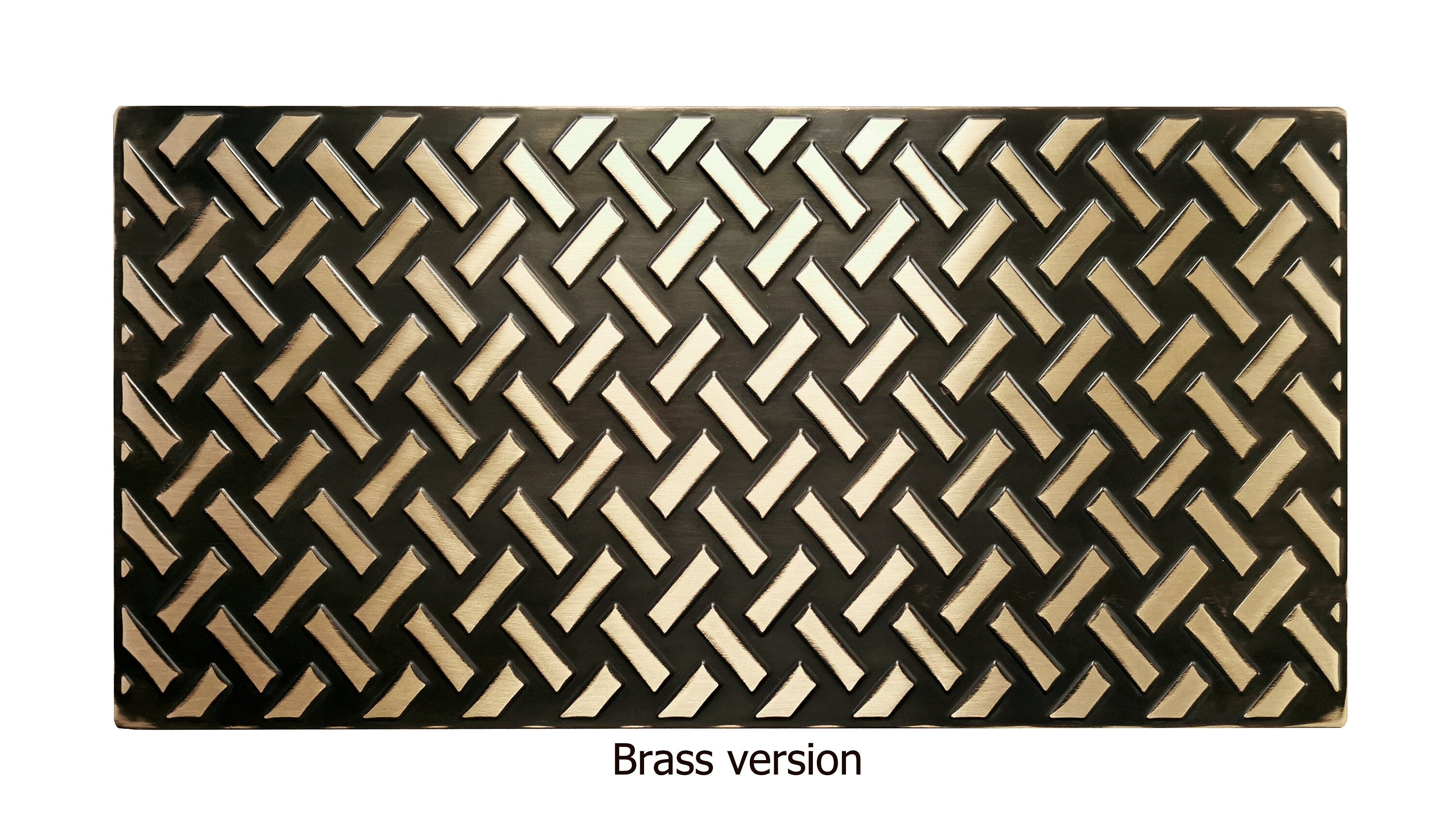Panel Metalowy Gładki 60x30 cm – dostępny w miedzi, mosiądzu i stali nierdzewnej